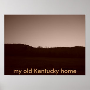 057, my old Kentucky home Poster