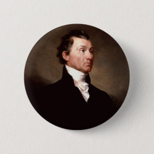 05 James Monroe 6 Cm Round Badge