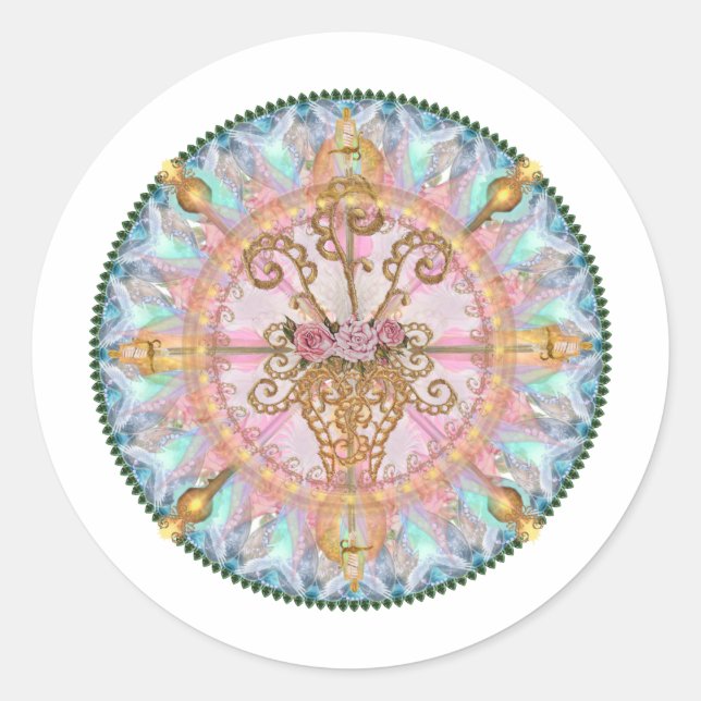 05 - Order of Magdalene Classic Round Sticker (Front)