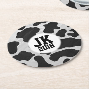 05of12 Custom Cow Party Coasters