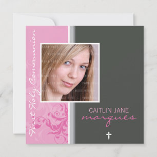 065 Rosemary :: FIRST COMMUNION INVITE