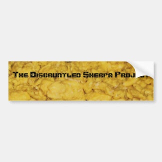 065, The Disgruntled Sherpa Project Bumper Sticker