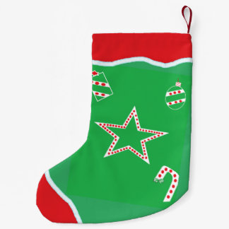06. Green Polka Dot Christmas Stockings 