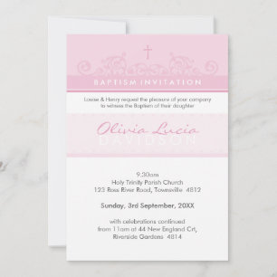 072 Sheryl :: Custom Baptism Invitations