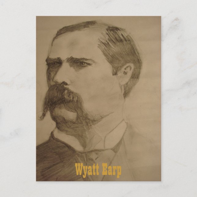 074, Wyatt Earp Postcard (Front)