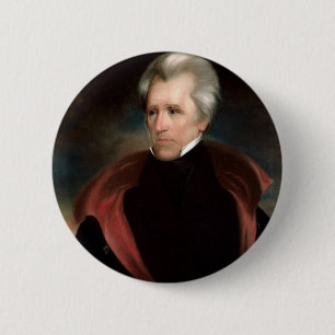 07 Andrew Jackson 6 Cm Round Badge
