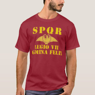 07 Vespasian 7th Lucky Gemini Roman Legion T-shirt