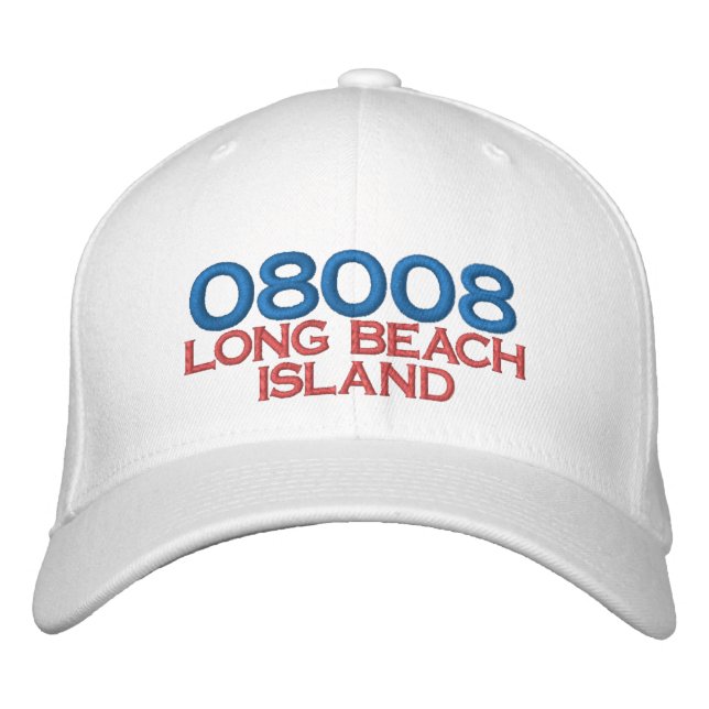 08008 HAT LONG BEACH ISLAND LBI CAP 08008 NJ (Front)