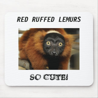 080725-red-ruffed-02, RED RUFFED LEMURS, SO CUTE! Mouse Pad