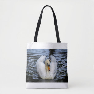 0841-Swan Tote Bag