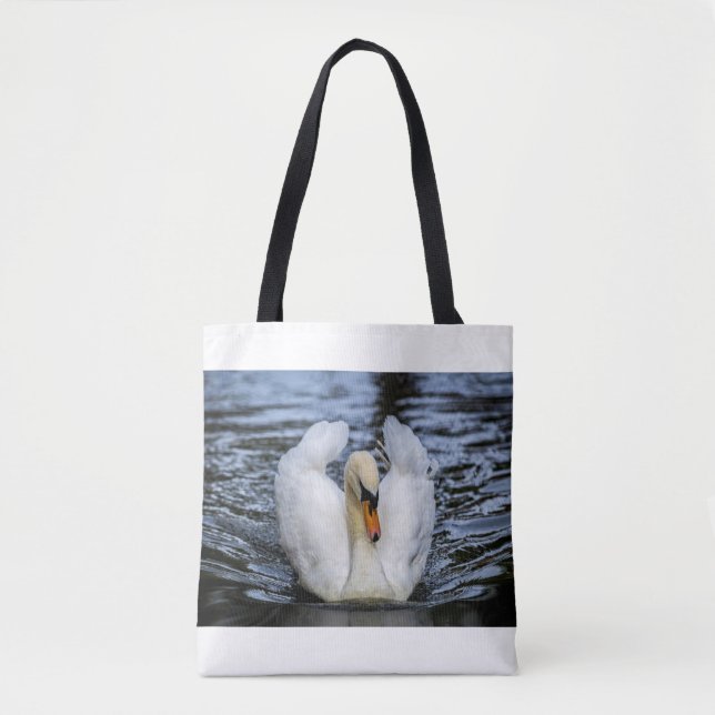 0841-Swan Tote Bag (Front)