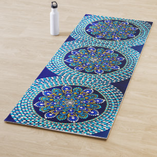 086 - Royal Blue Mandala Yoga Mat