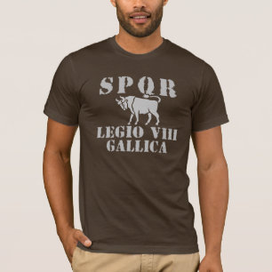 08 Julius Caesar 8th Gallica Roman Legion T-shirt