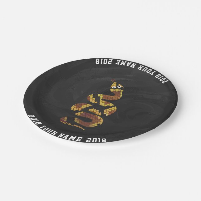 08of12 Snake Custom Party Plate (Angled)