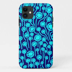 090512 Cyan and Deep Navy Case-Mate iPhone Case