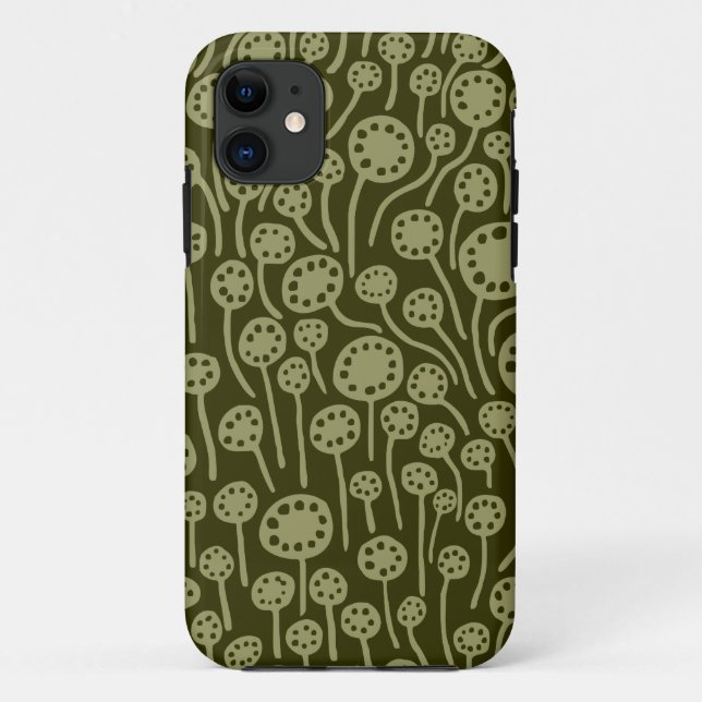 090512 Khaki on Dark Olive Case-Mate iPhone Case (Back)