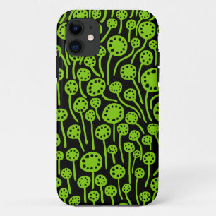 090512 Martian Green on Black Case-Mate iPhone Case