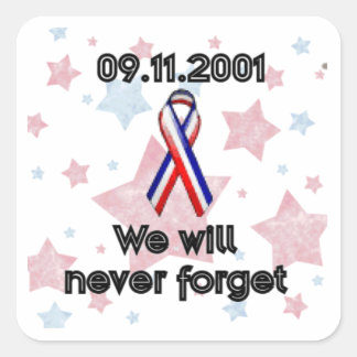 09.11.2001 SQUARE STICKER