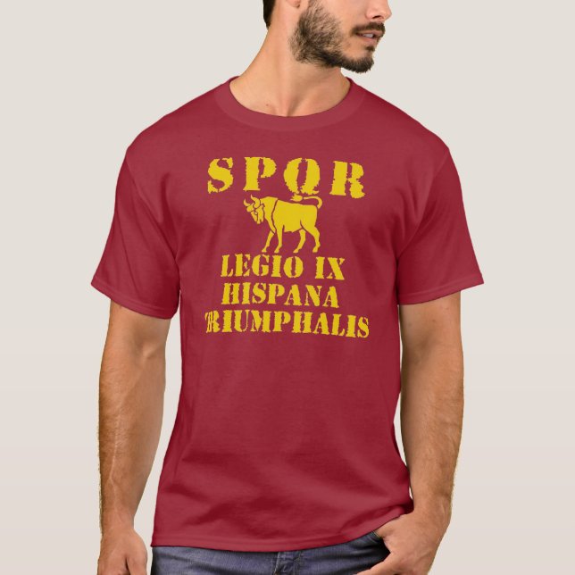 09 9th Spanish Triumphant Legion - Roman Bull T-Shirt (Front)
