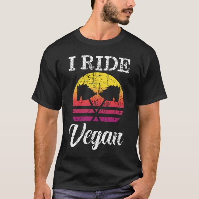 09.I Ride Vegan Hobby Horsing Apperal T-Shirt (Front)