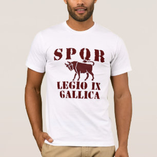 09 Julius Caesar's 9th Gallica Legion - Roman Bull T-Shirt