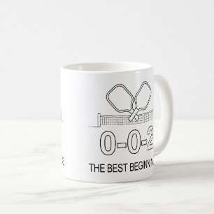 0-0-2 The Best Starts Indoor Pickleball Mug