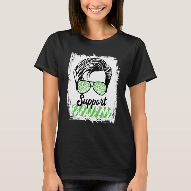 0 Awareness I Support Squad I Depression & Mental  T-Shirt (Front)