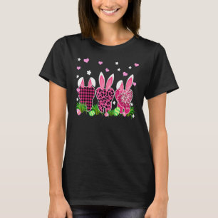 0 Cute Three Bunny Teeth Dental Squad Dentist Happ T-Shirt