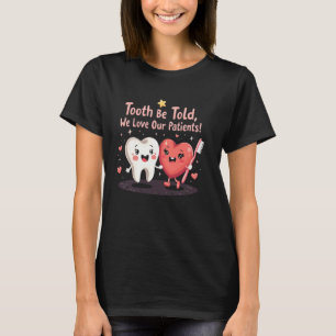 0 Funny Dentist Tooth Be Told, We Love Our Patient T-Shirt