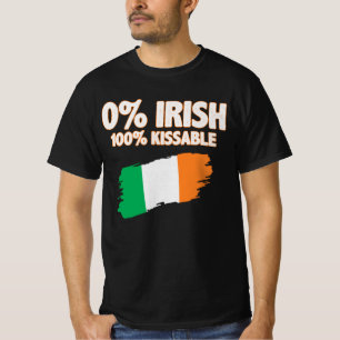0% Irish 100% Kissable T-Shirt