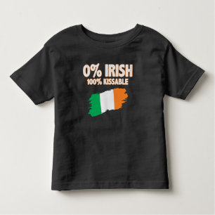 0% Irish 100% Kissable Toddler T-Shirt