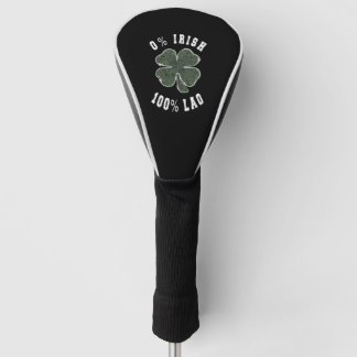 0 Irish 100 Loa Shamrock Golf Head Cover