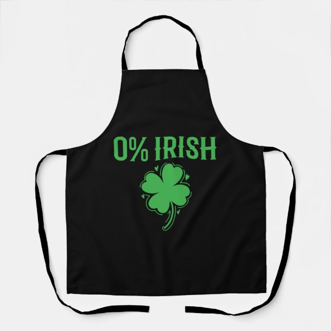 0 Irish St. Patricks Day Apron (Front)