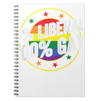 0 Liberal 100  Gay LGBT Design for Conservatives  Notebook