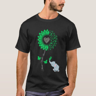 0 Mental Health Awareness Sunflower Elephant Butte T-Shirt