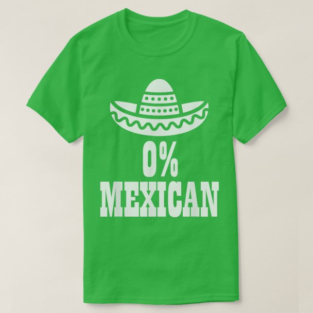 0 Mexican Five de Mayo Clothing Funny Five by Dr T-Shirt (Design Front)
