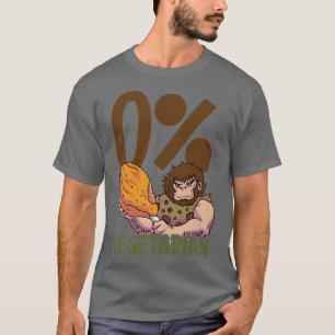 0 Vegetarian Design Meat Eater T-Shirt
