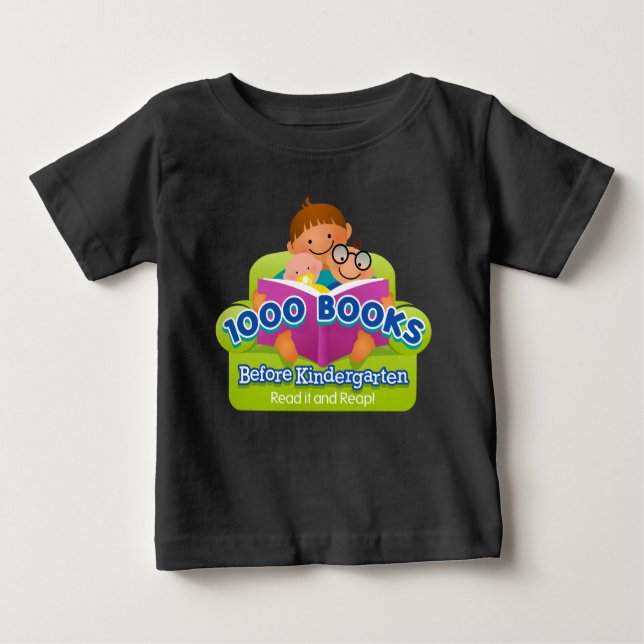1000 Books Before Kindergarten Shirt (Front)