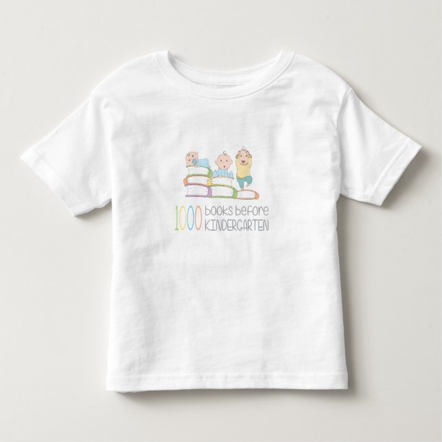 1000 Books Before Kindergarten Shirt (Front)