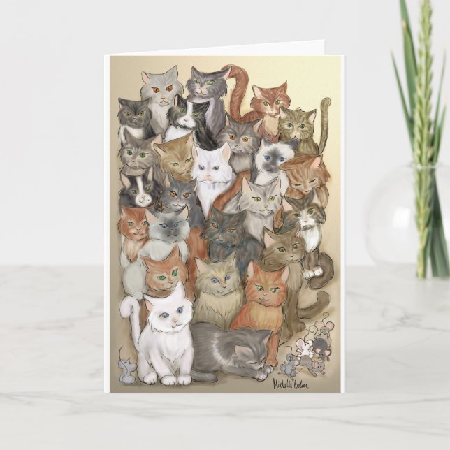 1000 cats card (Front)