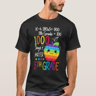 1000 days of school 5th Grade Teacher 1000 Days Sm T-Shirt