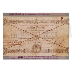 1000 Francs banknote from 8 Floreal, An X