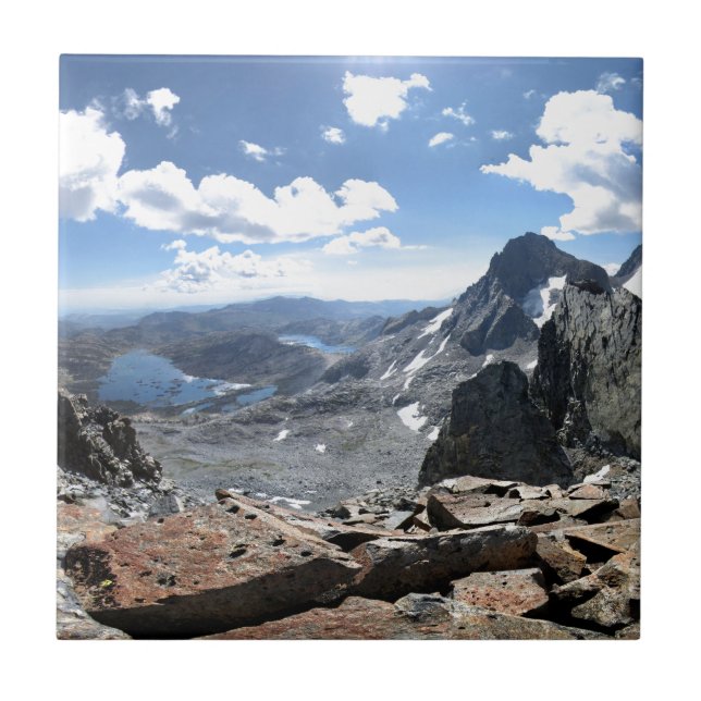 1000 Island Lake and Banner Peak from Mt Davis Tile (Front)