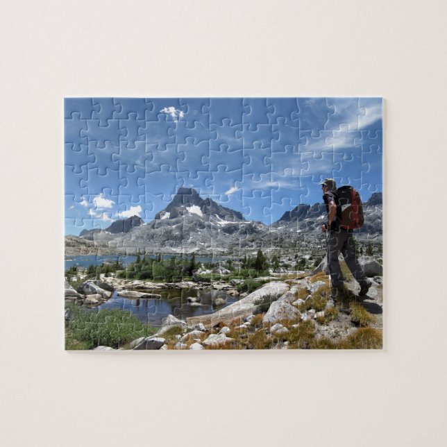 1000 Island Lake and Banner Peak - John Muir Trail Jigsaw Puzzle (Horizontal)