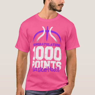 1000 Points Basketball Scorer High School Basketba T-Shirt