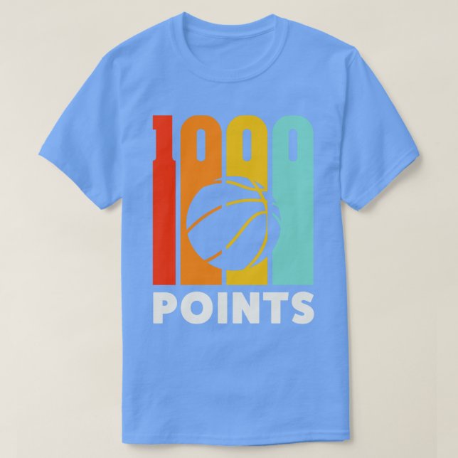 1000 Points Basketball Scorer High School Basketba T-Shirt (Design Front)