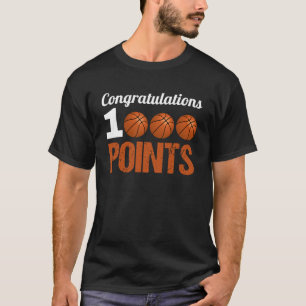 1000 Points Basketball Scorer High School Basketba T-Shirt