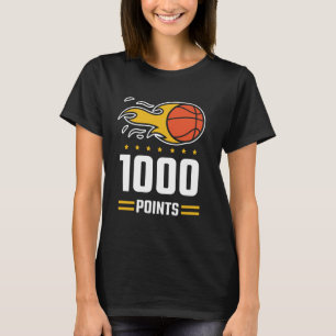 1000 Points Basketball Scorer High School Basketba T-Shirt