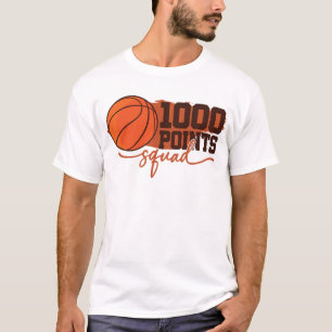 1000 Points Basketball Scorer High School T-Shirt