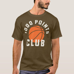 1000 Points Basketball Tshirt High School Basketba